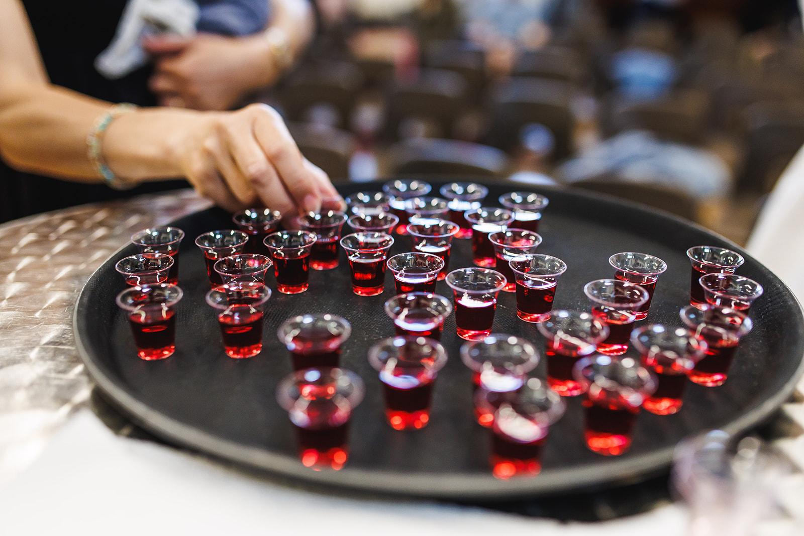 Communion at a Bethany Sunday gathering