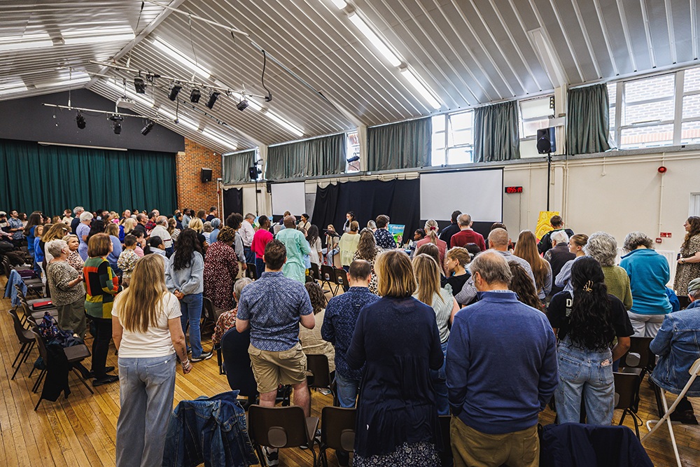 The Bethany church family together