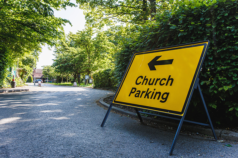 The car park at St George's School